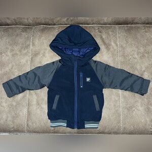 EUC Kids Navy and Gray Puffer Jacket